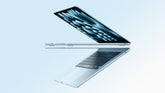 Right side view of Apple MacBook Air 13-inch M4 laptop, showing the 3.5mm headphone jack and ultra-thin aluminum edge.
