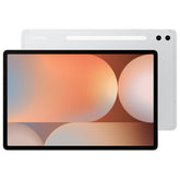 White tablet with a colorful display on a white background. Samsung Tab S10+ X820