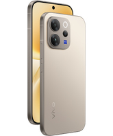 VIVO v70 5G , Two smartphones, one gold and one silver, on a white background