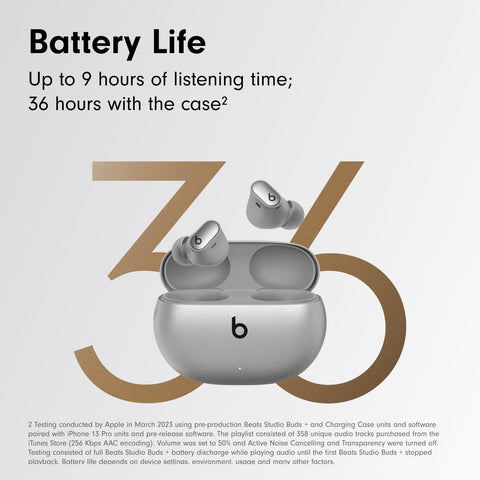 Beats Studio Buds Plus True Wireless Noise Cancelling Earbuds – Enhanced ANC & Spatial Audio