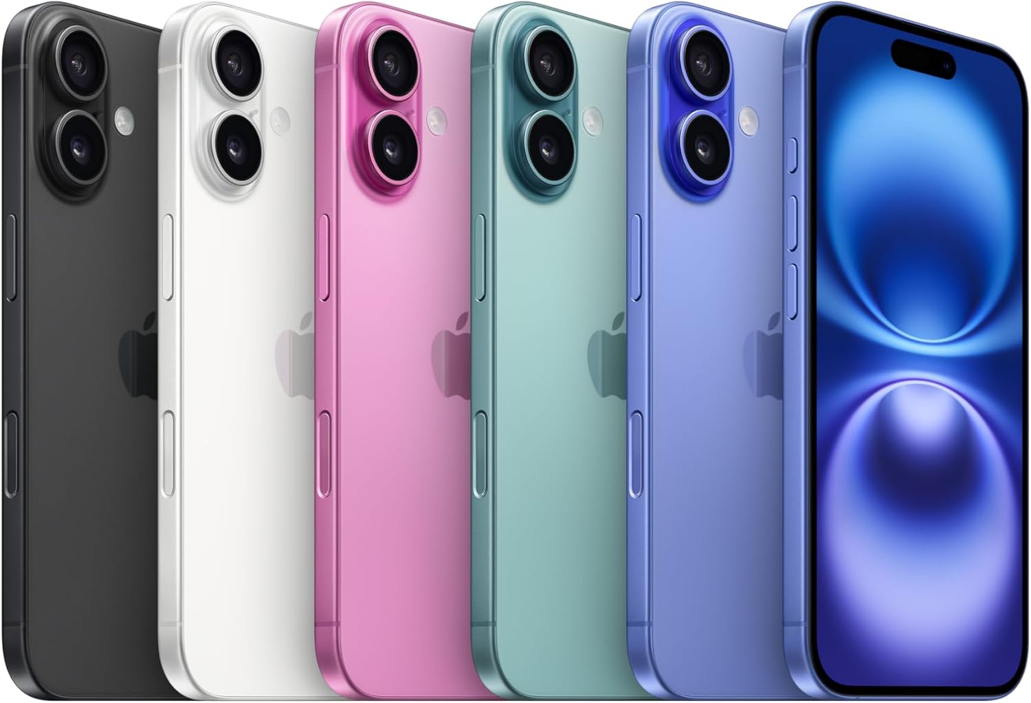 Studio combo view of a factory unlocked, pre-owned iPhone 16 Pro in mint condition, displaying the pristine ceramic shield front glass, individual triple-lens camera module, and clean titanium edges.