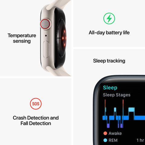 Apple Watch Series 8 (41MM , 45MM)[GPS+Cellular]
