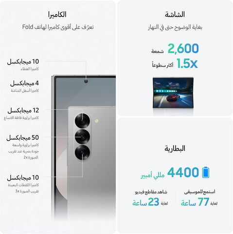 Samsung Galaxy Z Fold 6 – Brand New  | Factory Unlocked Installment Available