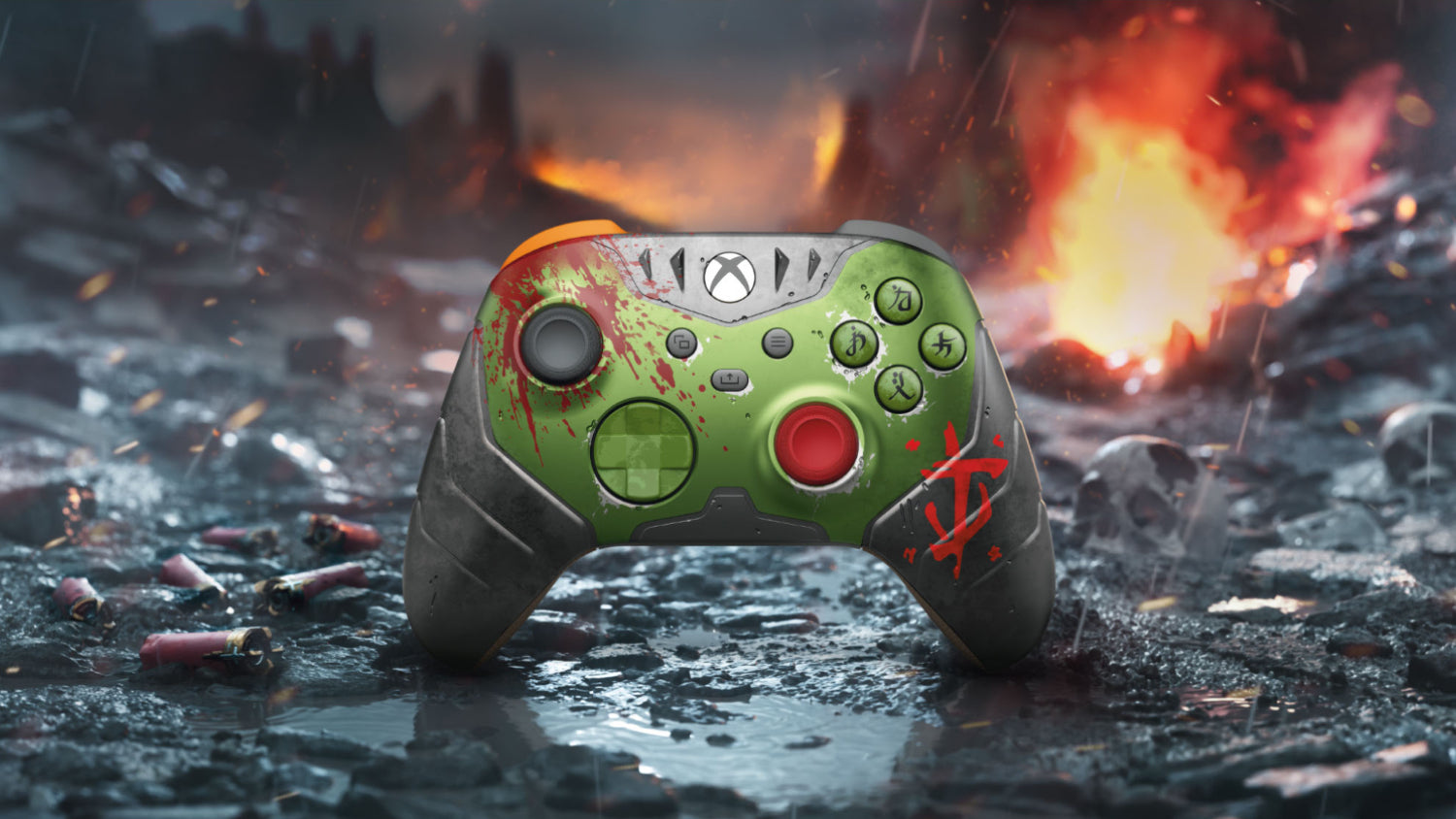Xbox Wireless Controller – DOOM: The Dark Ages Limited Edition, view 6