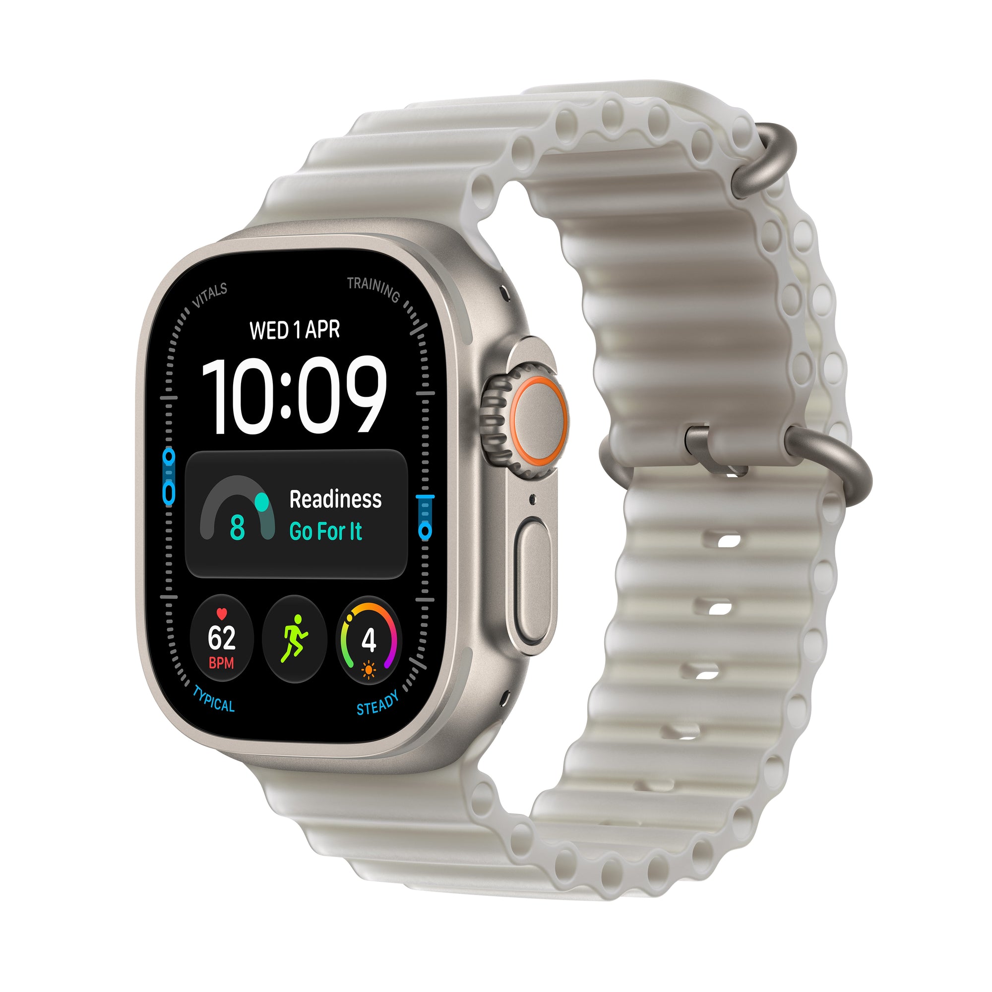 Apple Watch Ultra 4 – Natural / Ocean Band