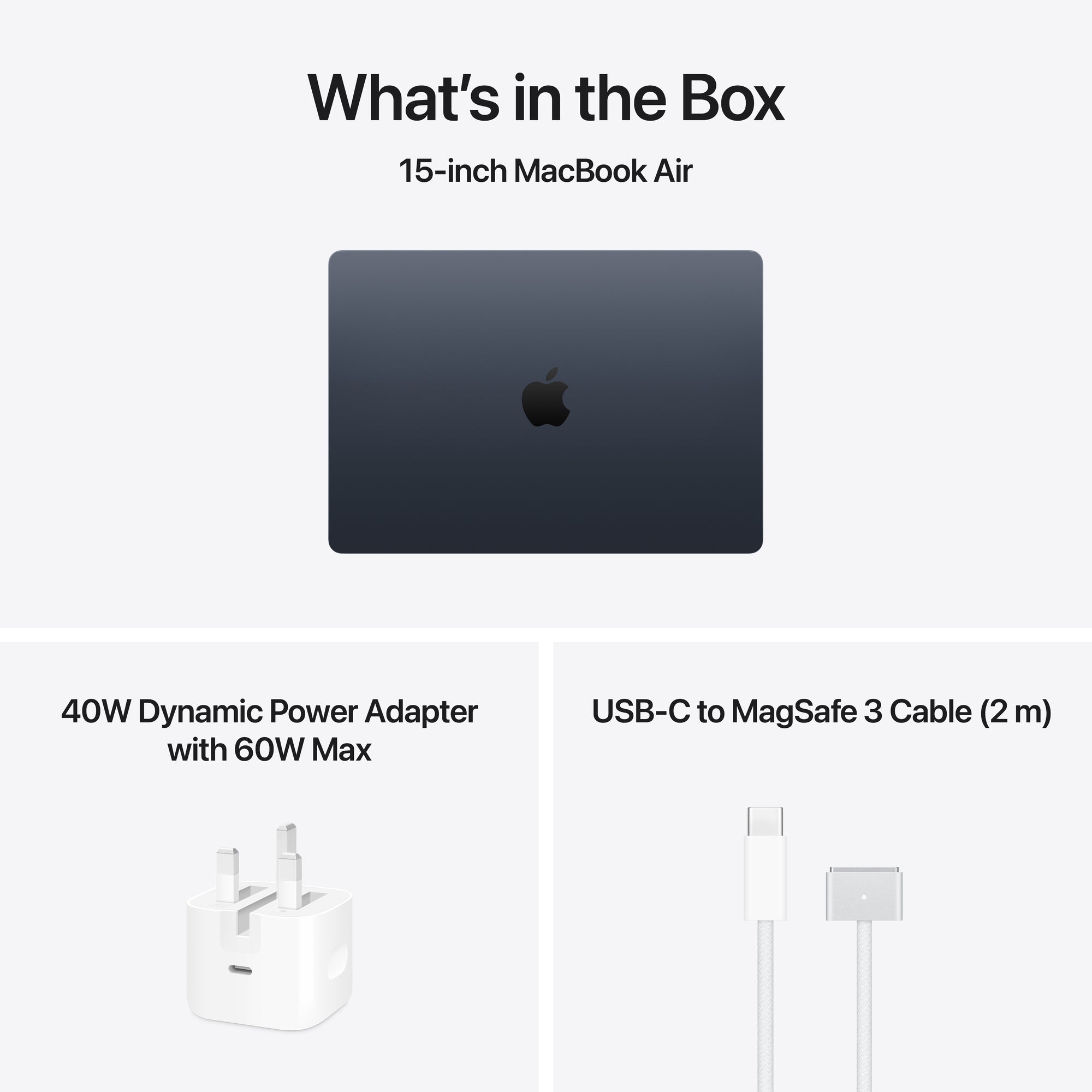MacBook Air 15 M5 in the box