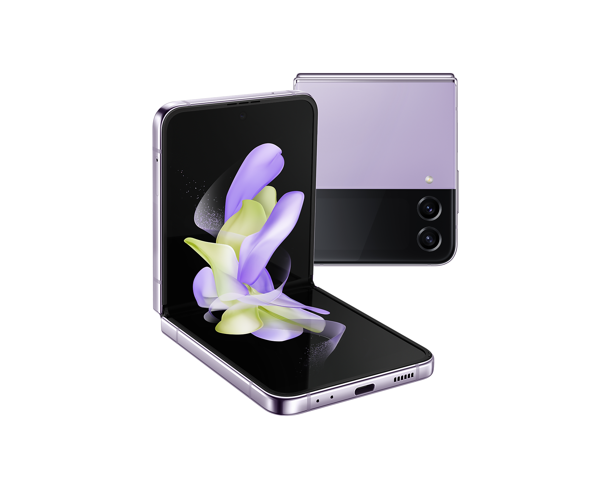 Samsung Galaxy Z Flip 4 – Renewed, Excellent Condition – Purple