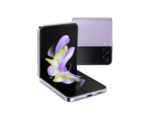 Samsung Galaxy Z Flip 4 – Renewed, Excellent Condition – Purple