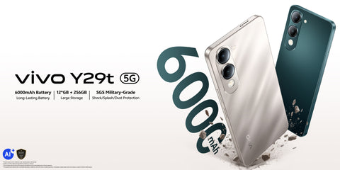 VIVO Y29T AI 5G Dual SIM 6GB RAM 256GB